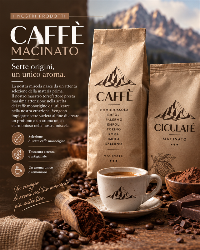 CAFFE' DEPETRIS ...I CICULATE'  DECAFFEINATO MACINATO