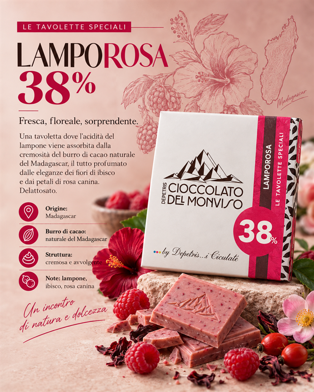 LAMPOROSA con FIORI DI IBISCUS e ROSA CANINA 38%
